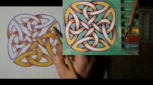 Как рисовать кельтские узоры, мастер-класс.