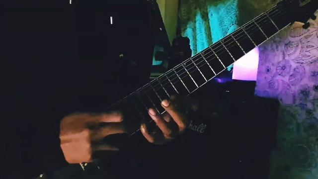 Déjà vu - jackson 8 strings guitar " JS32-8 Dinky " original song guitar playthrough смотреть онлайн