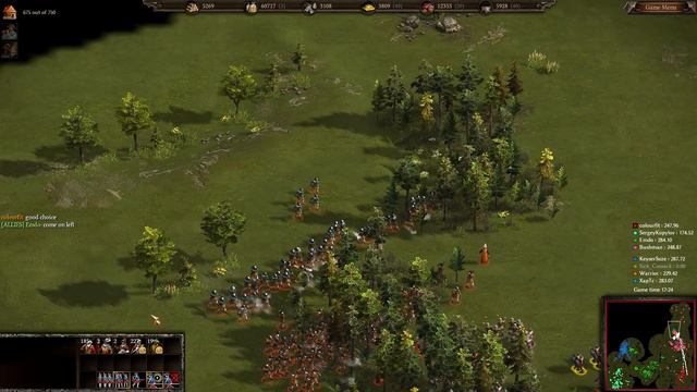 Cossacks 3 | 4v4 10pt | Effective Ecounters | смотреть онлайн