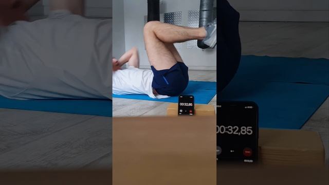 Задание от Зеленой свечи - Скручивание к согнутым ногам 25. Выполнено смотреть онлайн