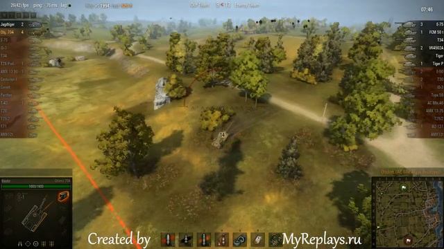 WOT: Fisherman's Bay - Object 704 - 6 frags - смотреть онлайн
