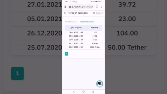 AI.MARKETING инвестиции в рекламу. MarketBot вывод средств.
