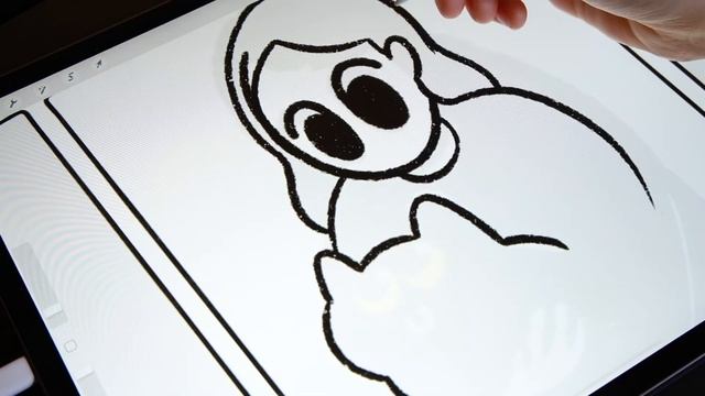 Черный кот Комикс Рисую на Ipad Pro в Procreate смотреть онлайн