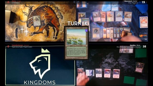 Windgrace v Brago v Tana & Miara v Tergrid | S2:E13 | EDH Gameplay in the Diamond Commander League смотреть онлайн