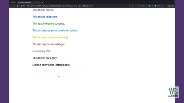 04 - Bootstrap Colors - Tutorial in Urdu & Hindi смотреть онлайн