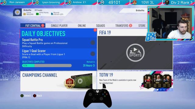 FUT CHAMPIONS WEEKEND LEAGUE GAMES - FIFA 19 FUT CHAMPS смотреть онлайн