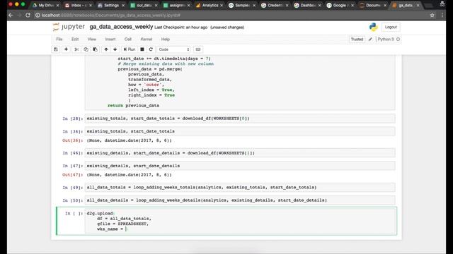 Business Intelligence Development using Python 3 - 23 - Load data to Google Spreadsheet смотреть онлайн