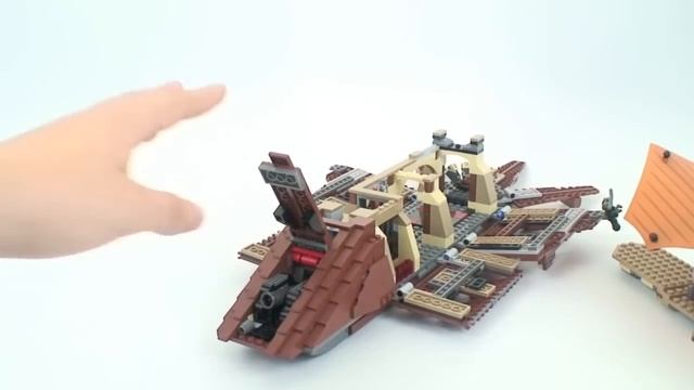 LEGO Star Wars Jabba's Sail Barge Review 75020 смотреть онлайн