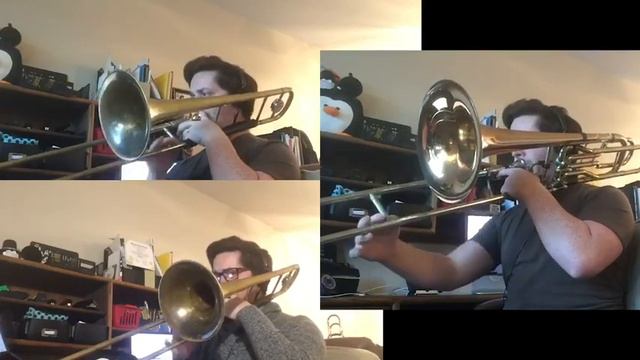 "8-Bit Big Band" Isolated Trombone Section Remote Recording смотреть онлайн
