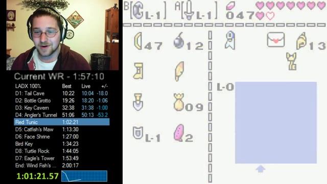 Link's Awakening DX 100% Speedrun Old WR (1:56:02) смотреть онлайн