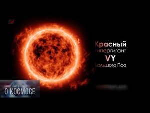 САМАЯ БОЛЬШАЯ ЗВЕЗДА. Факты о космосе.