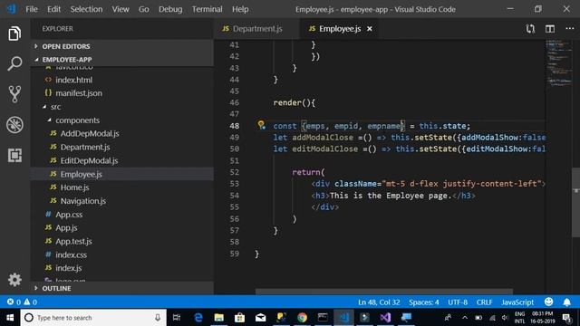 React js 16; Consume GET & DELETE Method смотреть онлайн