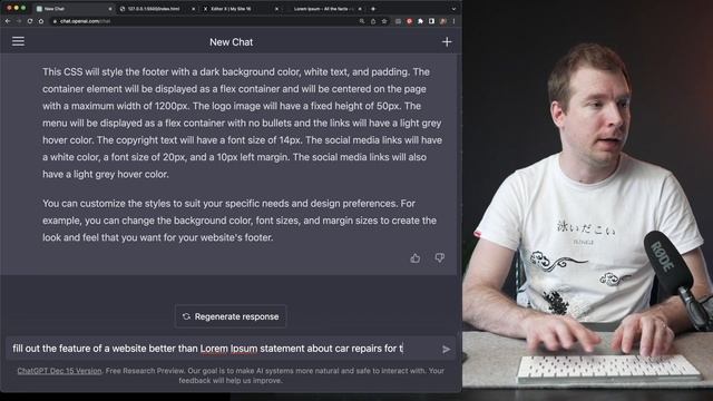 How I use ChatGPT to build Web Designs (But UI UX failed!) смотреть онлайн