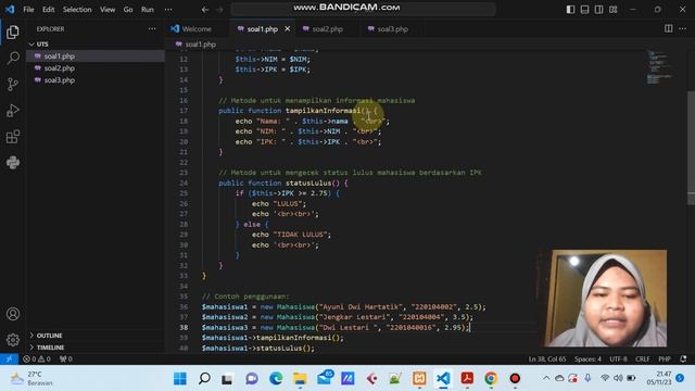 Tugas Uts Membuat Pemrograman php sederhana смотреть онлайн
