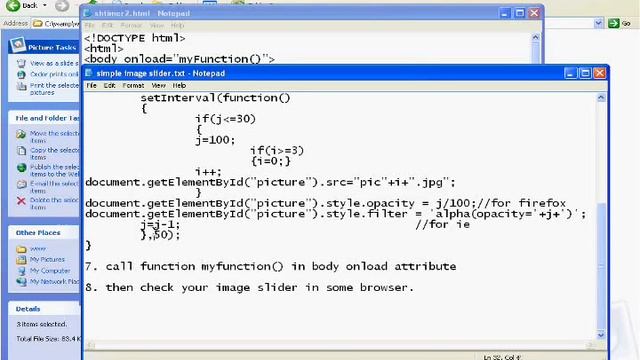 make image slider with javascript.wmv смотреть онлайн