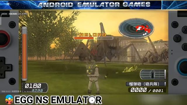 EGG NS 3.0.2 Earth Defense Force 2 Game Test with settings смотреть онлайн