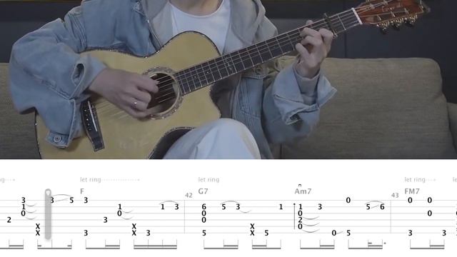 Fingerstyle Tabs | LiSA - Homura | Sungha Jung Tabs | Demon Slayer: Kimetsu no Yaiba the Movie смотреть онлайн