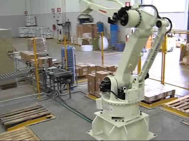 Робот паллетайзер смотреть онлайн