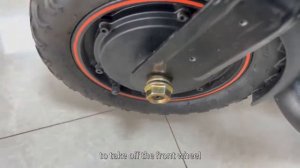 NAVEE How-To | Front wheel replacement