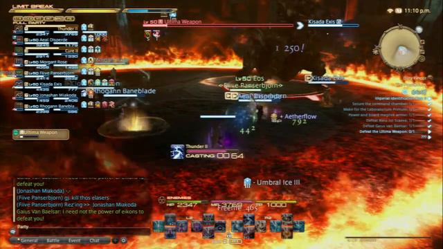 Final Fantasy XIV: A Realm Reborn - The Ultimate Weapon (dungeon + final boss + ending) смотреть онлайн
