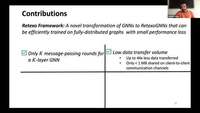 RETEXO: Scalable Neural Network Training over Distributed Graphs (Flower Monthly 2023-07) смотреть онлайн