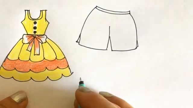 Summer season clothes drawing | How to draw summer clothes, summer doodles & drawings смотреть онлайн