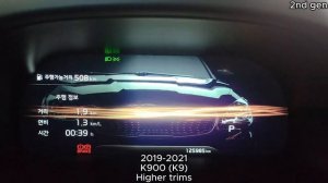 Evolution of Kia K900 / K9 Goodbye Chime 2013-2022 | 기아