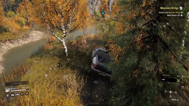 Snow Runner upgrade hunting and scouting. Game play video. Rescuing scout 800. смотреть онлайн