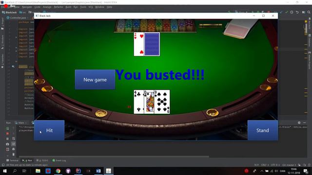 Simple BlackJack game смотреть онлайн
