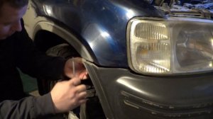 Замена ламп габаритов Honda CR-V RD1