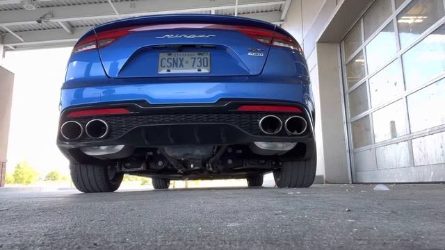Kia Stinger GT- Lap3 Pops and Bangs (Exhaust sound) смотреть онлайн