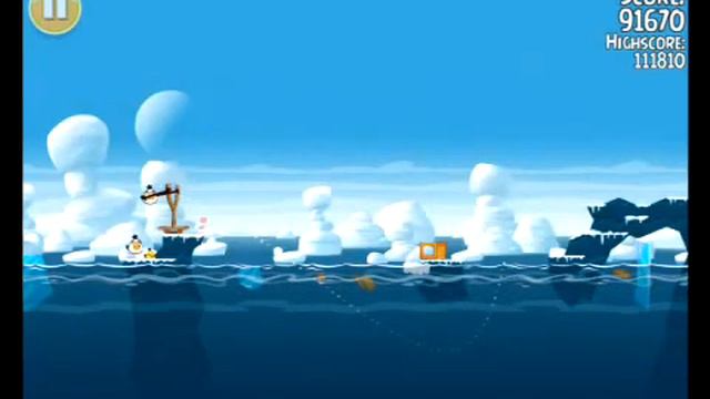 Angry Birds Seasons - Arctic Eggspedition Level 1-1 Golden Egg (3 Stars) смотреть онлайн