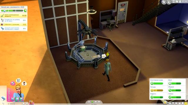 The Sims 4 - "На работу" Ученый #5 - День сборов смотреть онлайн