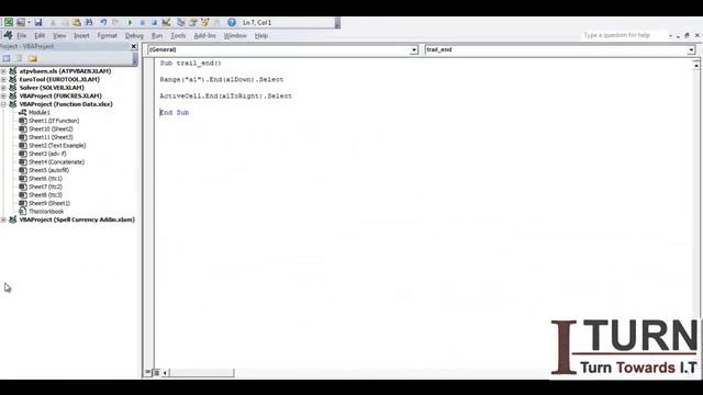 End Command in Excel VBA - Macro - Part 7 смотреть онлайн