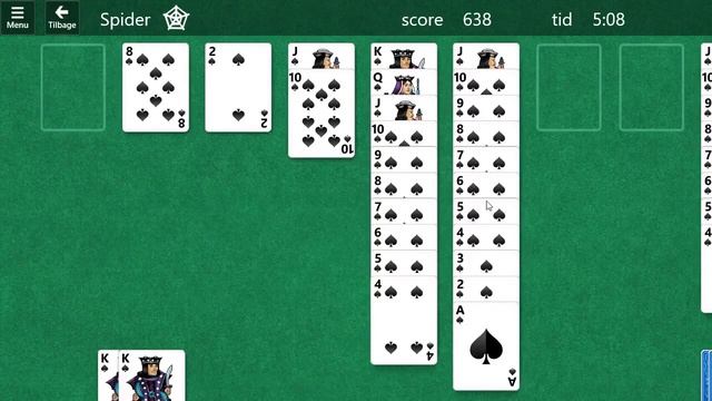 Spider solitaire game 1 - easy смотреть онлайн