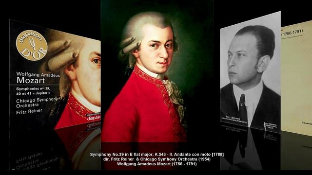 W.A. Mozart - Symphony No.39 in E flat major, K.543 (dir. Fritz Reiner, 1954) смотреть онлайн