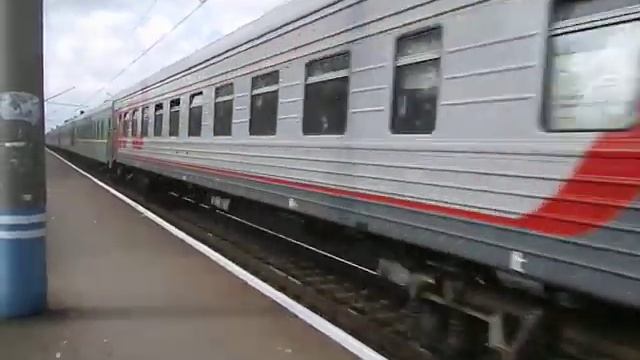Электровоз ЧС7-202 с поездом № 360 смотреть онлайн
