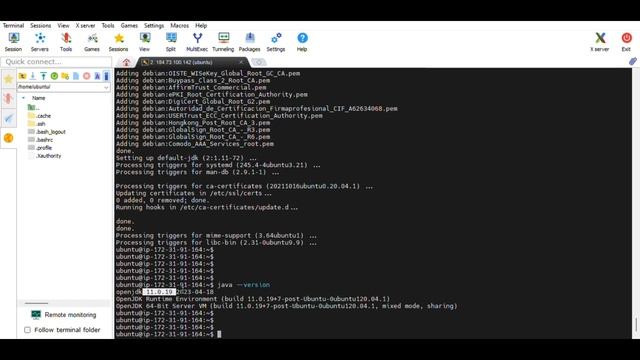 Installing java on Ubuntu and Environment variable setting смотреть онлайн