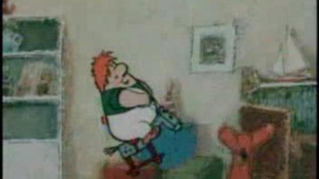 кнопку нажимаешь и летишь ( показывает Карлсон )