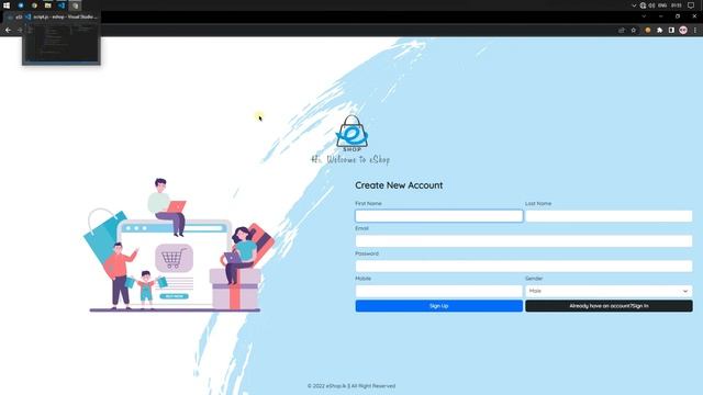 Web Project Task 1 | 1st year | SignIn, SignUp, HTML, CSS, JavaScript | Java Institute смотреть онлайн