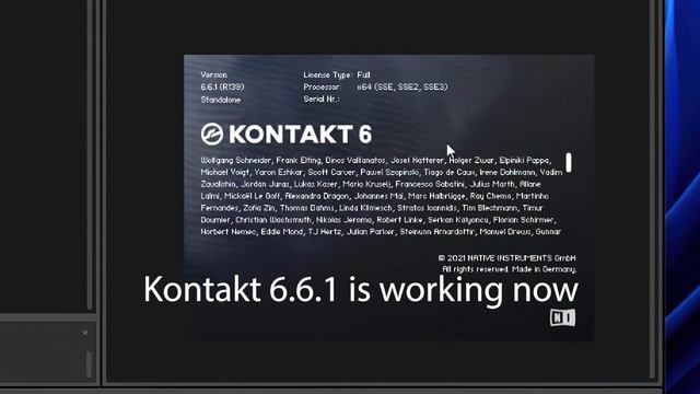 Kontakt 6.7.1 Error Fixed |  Kontakt Has Encountered A Major Problem And Has Been Terminated - Fixe