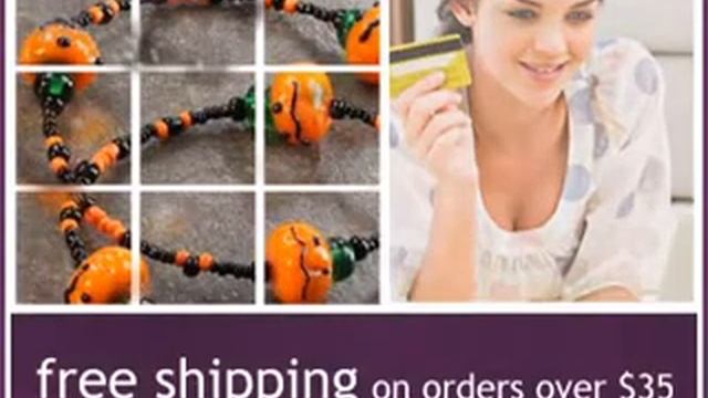 Pumpkins On Parade Beaded Lanyard смотреть онлайн