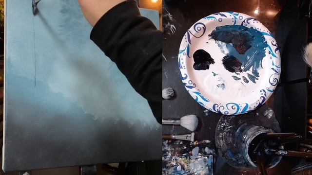 You asked for it! Here it is! - Acrylic Painting Tutorial - Fog (with medium) смотреть онлайн