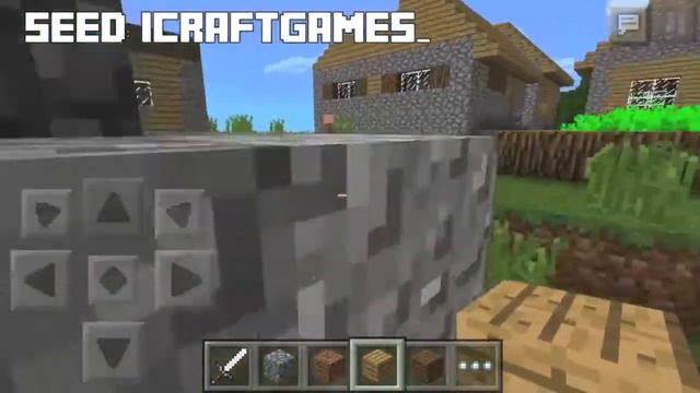 Minecraft Pocket Edition: Mesa, Village and Stronghold Seed! смотреть онлайн