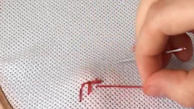 Закрепление нити без узелка смотреть онлайн