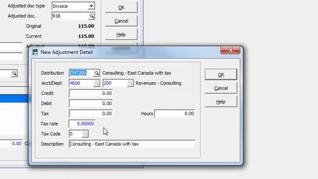 Adagio Receivables - Adjustment Batch Entry смотреть онлайн