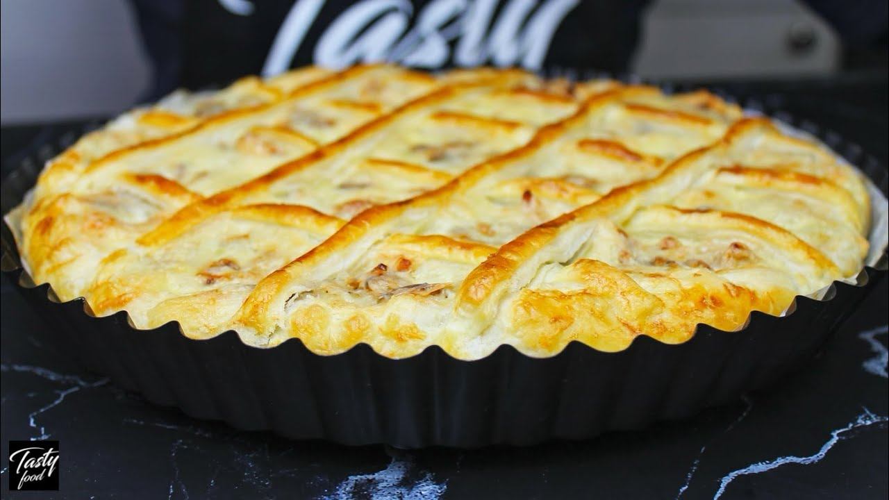 БЫСТРЫЙ ПИРОГ ЖУЛЬЕН! ЭТО ПРОСТО СУПЕР ЗАКУСКА! смотреть онлайн