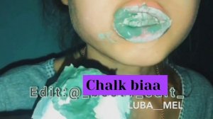 Mukbang eating asmr clay pasta and chalk / МУКБАНГ ем асмр глина паста из мел?????