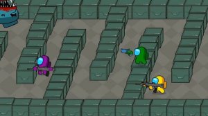 Among Us: Амонг Ас Среди Нас против Зомби эпизод 3