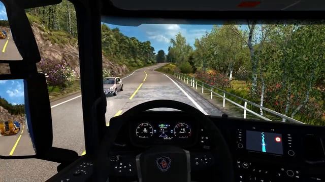 Euro Truck Simulator 2 1.36 | ProMods | SCANIA R540 | Otta - Sundsvall [ETS2 Gameplay] смотреть онлайн